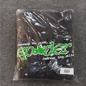 Black and Green Graphic Hoodie
